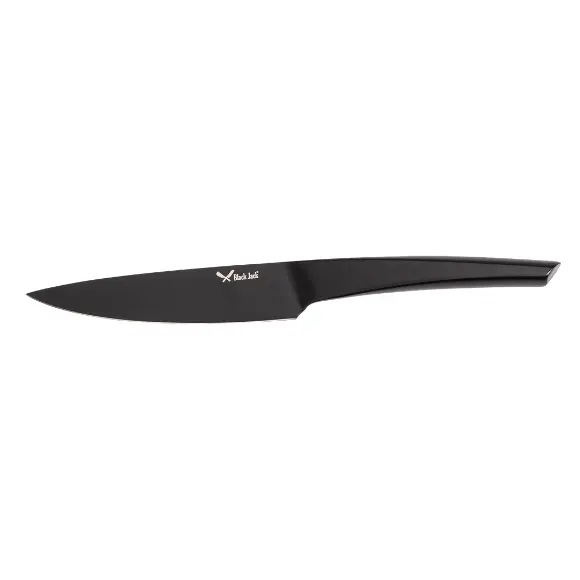 Schwarzes Gemüsemesser mit spitzer Klinge Schwarzes Gemüsemesser mit spitzer Klinge