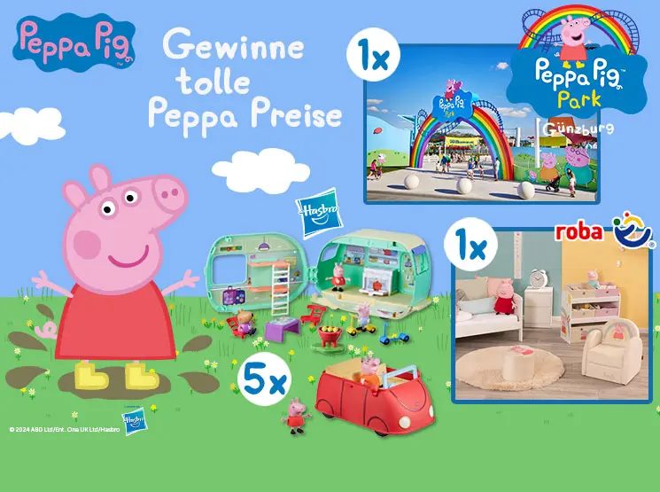 Peppa Pig Gewinnspiel! Peppa Pig Gewinnspiel