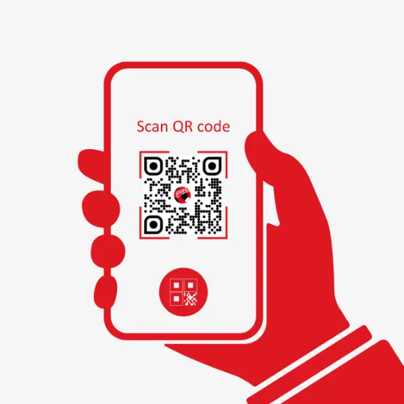 Ein QR Code zum scannen