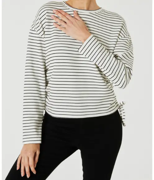 Gestreiftes Sweatshirt
