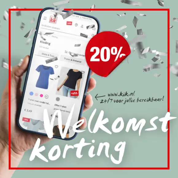 Willkommen im neuen KiK Onlineshop in den Niederlanden! Willkommen im neuen KiK Onlineshop in den Niederlanden!