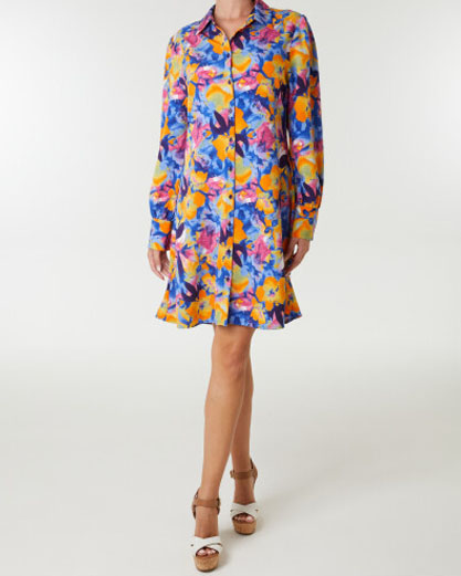 Blusenkleid mit lockerer Passform