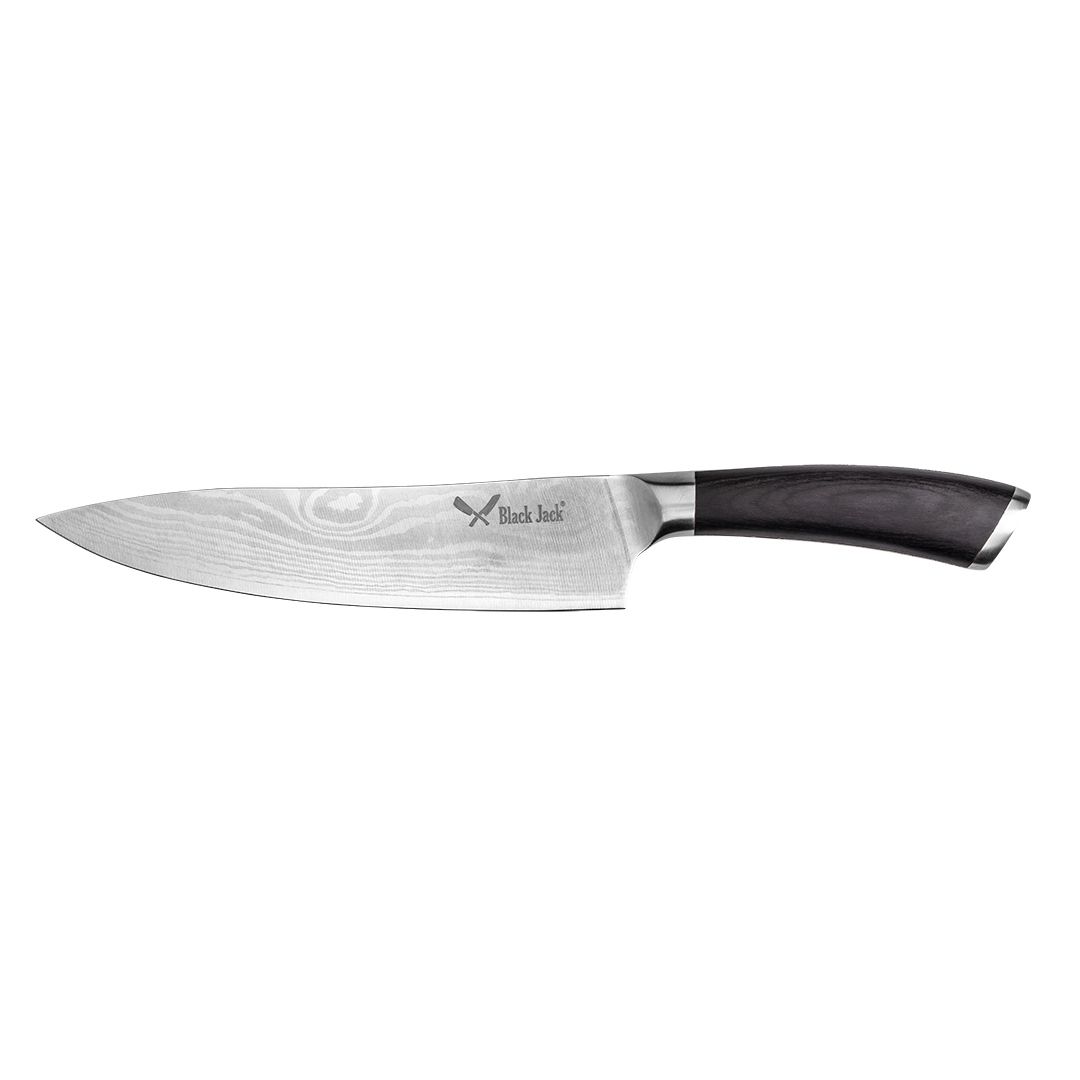 Laser-Damast Chefmesser mit 205 mm Klinge, geeignet für Fleisch, Fisch und Gemüse